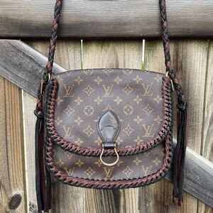 Louis Vuitton Saint Cloud GM Two Tone Revamp with Braid
